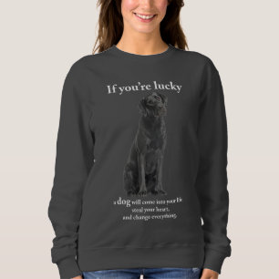 Lucky Black Lab Sweatshirt