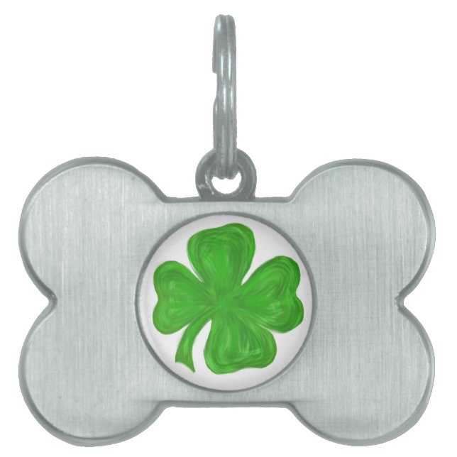 Lucky Bone Pet Name Tag (Front)