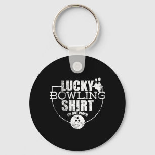 Lucky Bowling  Fun Gift For Bowlers Key Ring