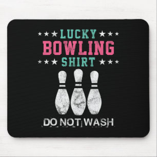 Lucky Bowling Gift For Women Wife Mum Or Girls Mouse Pad