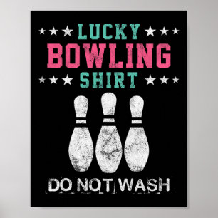 Lucky Bowling Gift For Women Wife Mum Or Girls  Poster