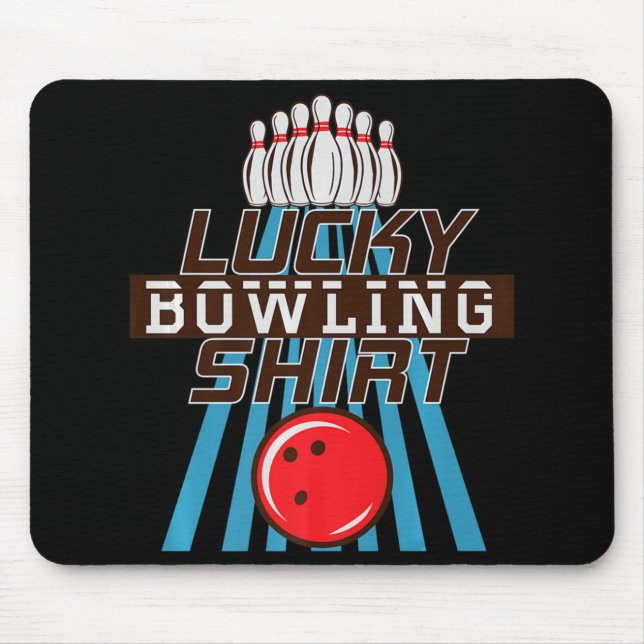 Lucky Bowling  Mouse Pad (Front)