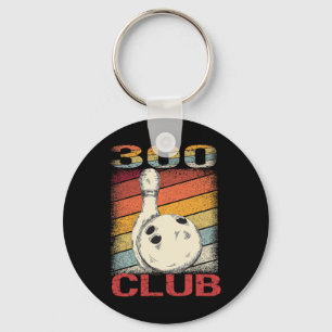 Lucky Bowling The Perfect Game Shirt 300 Club Key Ring