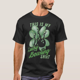 Lucky bowling u2013 Ten Pin Bowler green C T-Shirt