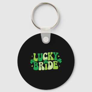 Lucky Bride Groom Couples Matching Wedding St Patr Key Ring
