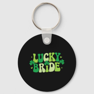 Lucky Bride Groom Couples Matching Wedding St Patr Key Ring