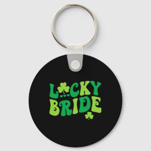 Lucky Bride Groom Couples Matching Wedding St Patr Key Ring