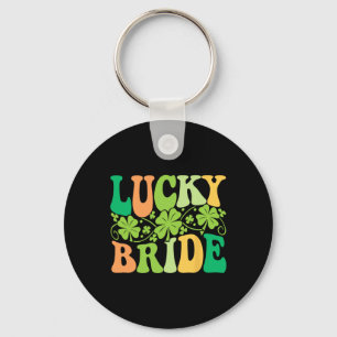 Lucky Bride Groom Couples Matching Wedding St Patr Key Ring
