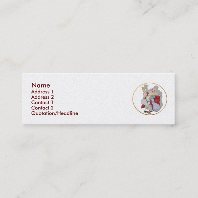 Lucky Buddha Business Card (Front)