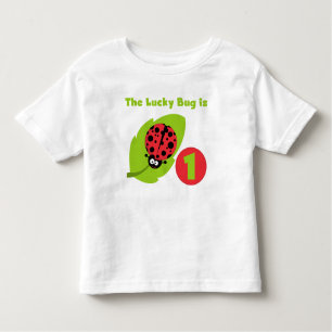 Lucky  Bug 1st Birthday T-shirts and Gifts
