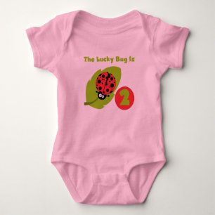 Lucky Bug 2nd Birthday T-shirts and Gifts