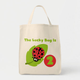 Lucky Bug 2nd Birthday T-shirts and Gifts Tote Bag