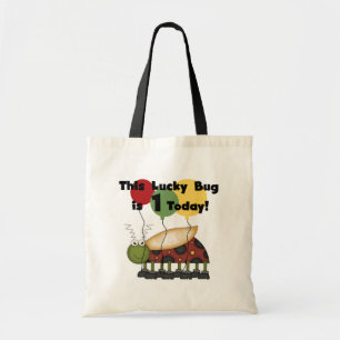 Lucky Bug is One Birthday Tshirts and Gifts Tote Bag