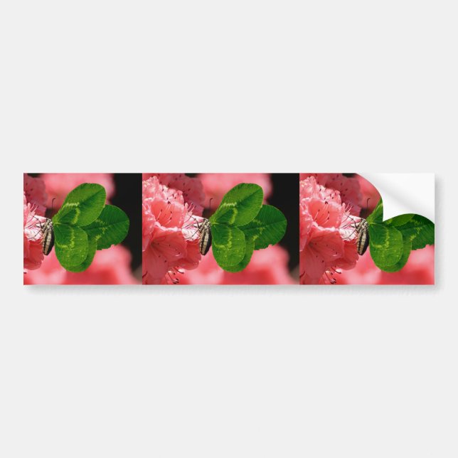 Lucky Butterfly Bumper Sticker (Front)