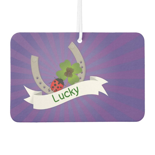 Lucky Car Air Freshener (Front)