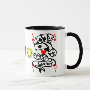 Lucky Cards In Multi colors Mug