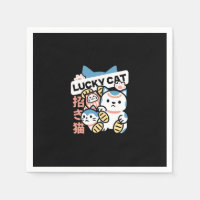 Lucky Cat Art – Maneki Neko with Gold Coin
