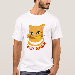 Lucky Cat Burger T-Shirt