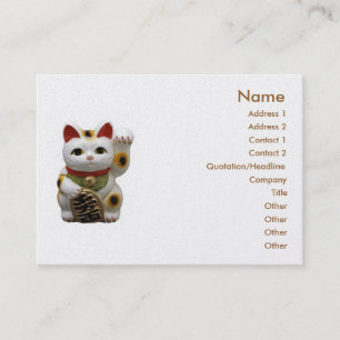 Lucky Cat Business Card