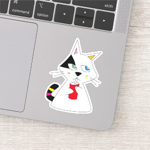 Lucky Cat enjoy drinking Doodle