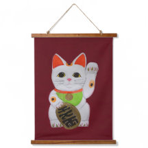 Lucky Cat Feng Shui Wall 
