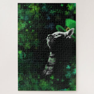 Lucky Cat Jigsaw Puzzle I Love Pets Painting