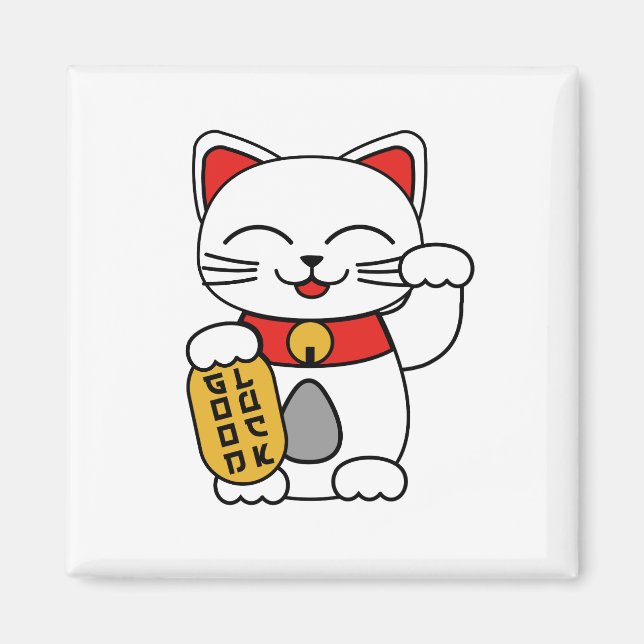 Lucky Cat Magnet (Front)