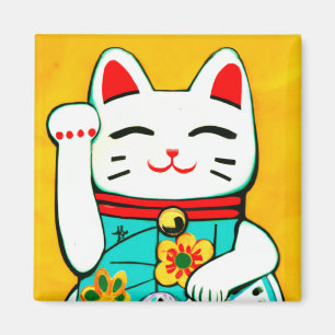 Lucky cat Maneki Neko Magnet