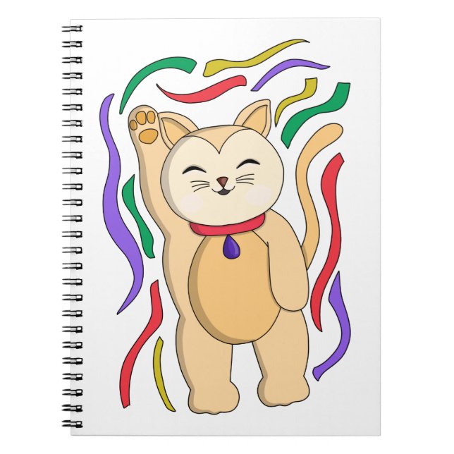 Lucky Cat Notebook (Front)