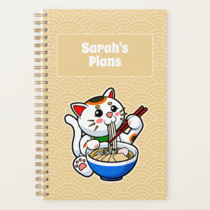 Lucky Cat Ramen Personalised Planner