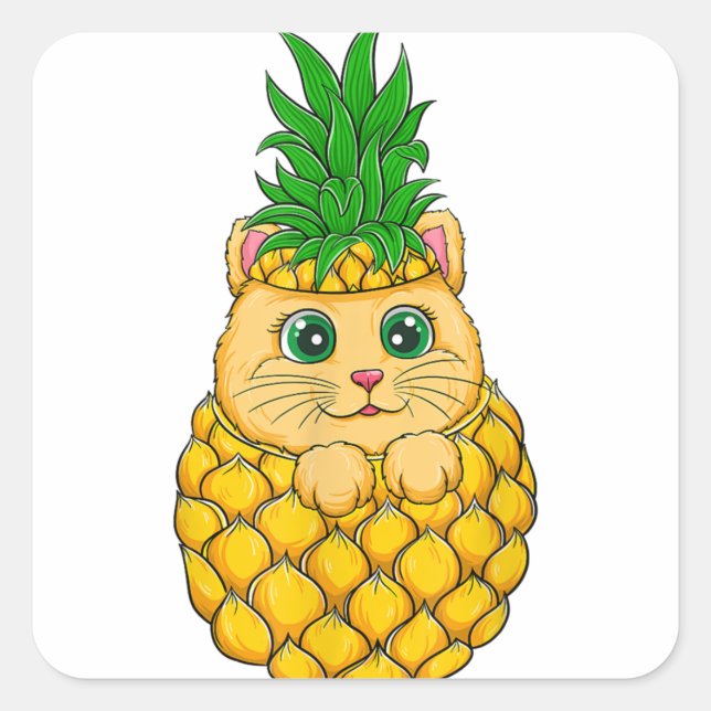 Lucky Cat Sticker - Cute Gift Idea (Front)