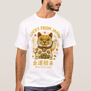 Lucky Cat T-Shirt Welcomes the World