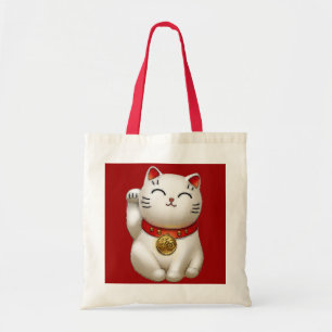 Lucky Cat Tote Bag