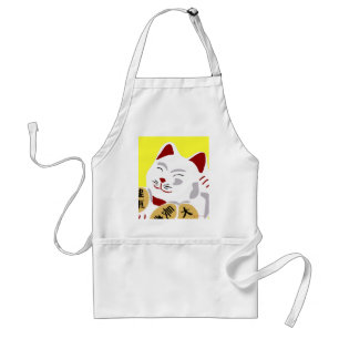 Lucky Cat Vector Standard Apron