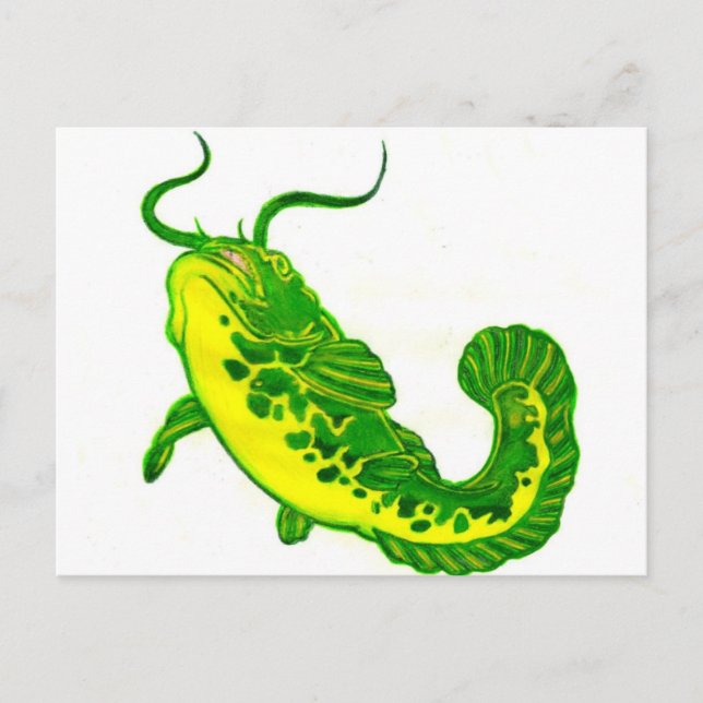 Lucky Catfish Postcard (Front)