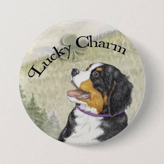 Lucky Charm 7.5 Cm Round Badge (Front)