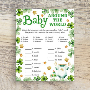 Lucky Charm Baby Around the World Shower Game