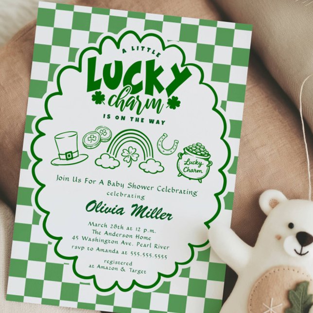 Lucky Charm Baby Shower Invitation (Creator Uploaded)