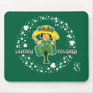 Lucky Charm Custom St. Patrick's Day Gift Mouse Pad