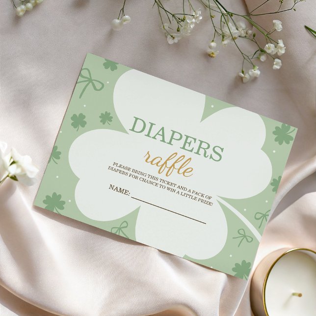 Lucky Charm Diaper Raffle Card (Creator Uploaded)