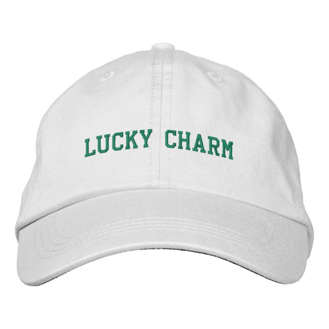 Lucky Charm Embroidered Hat (Front)