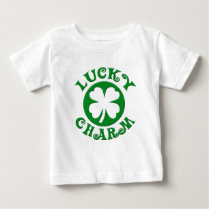 Lucky Charm Green/White Circle Baby T-Shirt