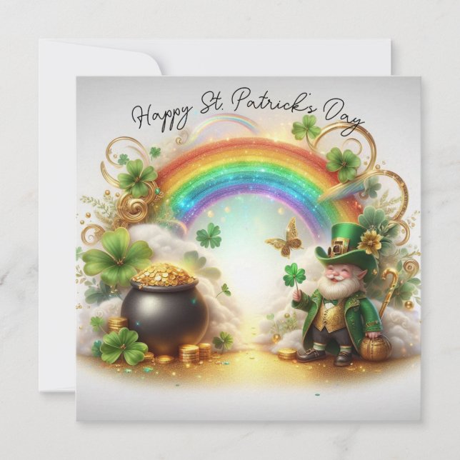 Lucky Charm Holiday Card (Front)
