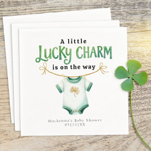 Lucky Charm Irish Baby Shower Napkins