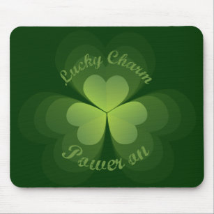 Lucky Charm Power On Mouse Pad