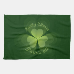 Lucky Charm Power On Tea Towel