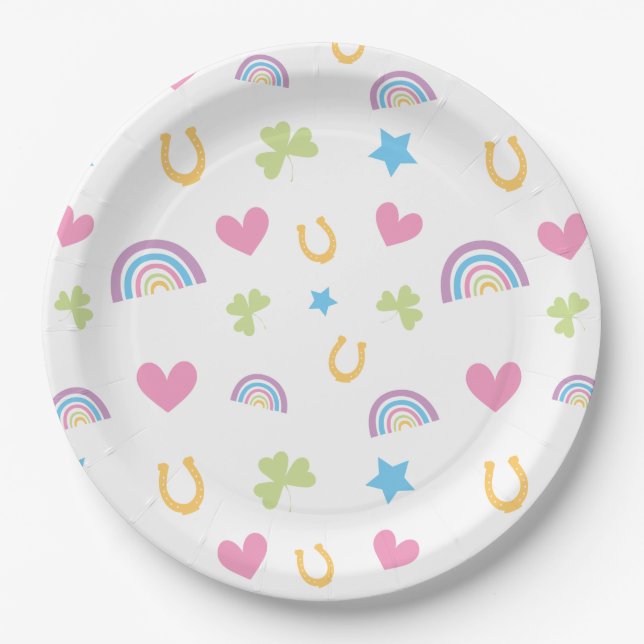 Lucky Charm Saint Patrick's Day Plate (Front)