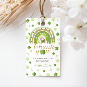 Lucky Charm Shamrock Favor Tags