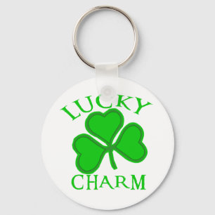 Lucky Charm Shamrock Products Key Ring