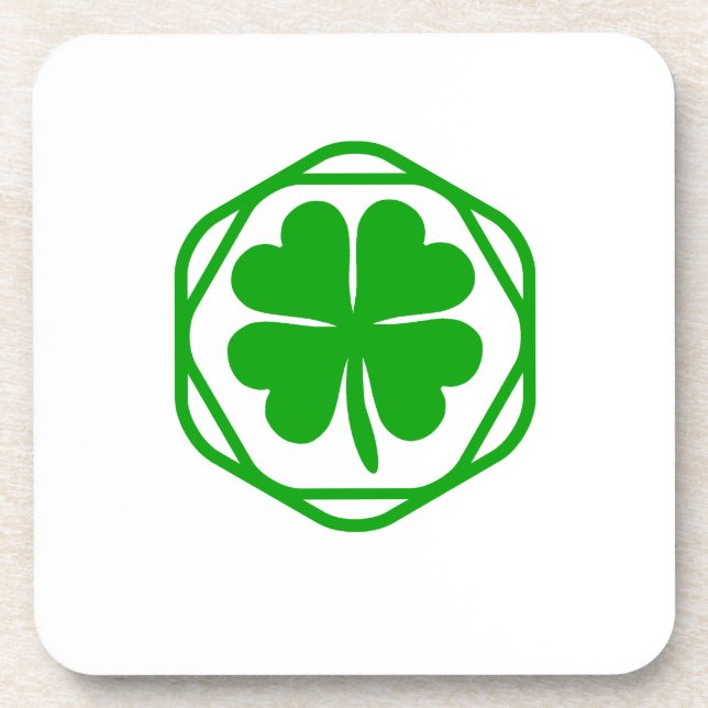 Lucky Charm St. Patrick's day Coaster (Front)